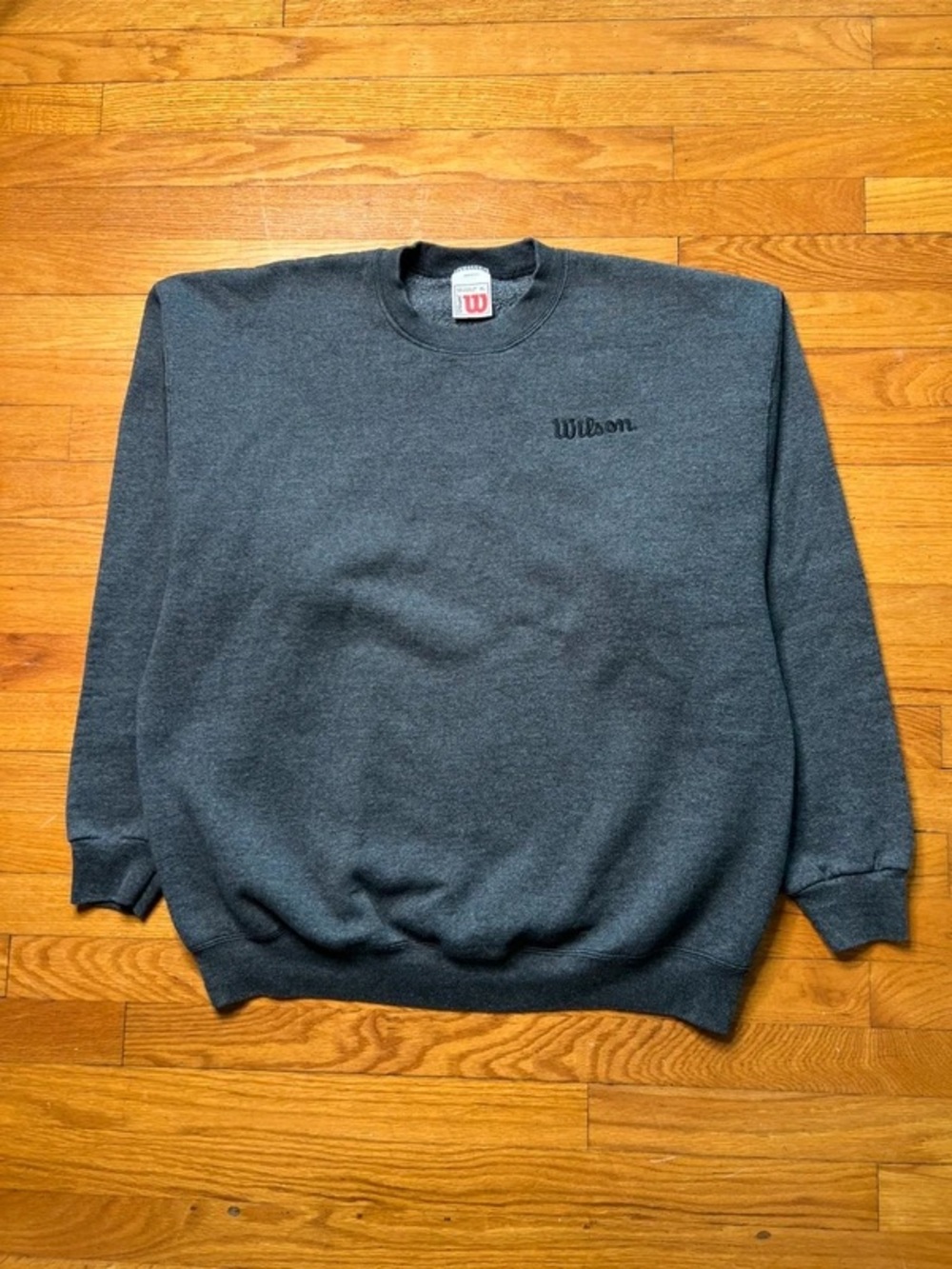 Wilson Men's Dark Gray Crewneck Sweatshirt